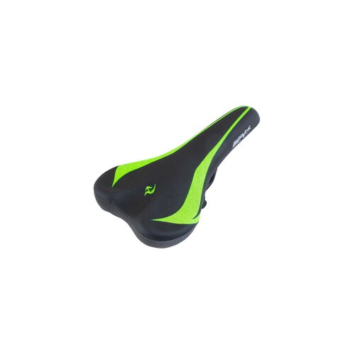  sedlo mtb crno zeleno carbon high end 270x155mm Slike