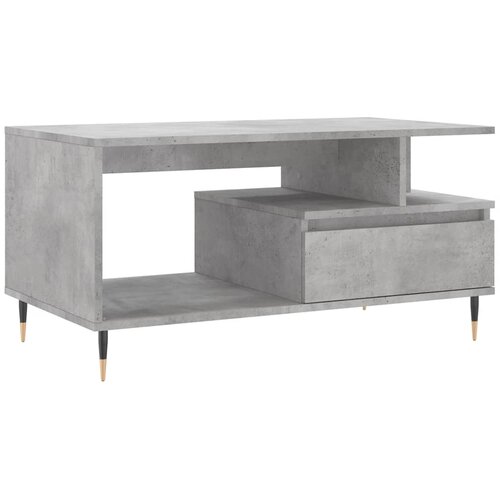  Stolić za kavu boja betona 90x49x45 cm konstruirano drvo Slike