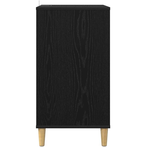  Stalak za gramofon Crni hrast 47 x 39,5 x 74,5 cm Slike