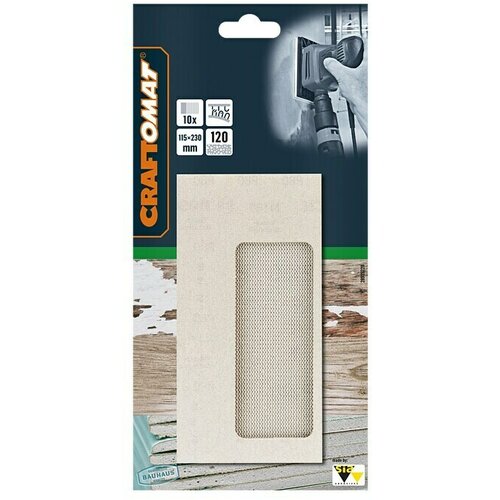 CRAFTOMAT Mrežica za brušenje (230 x 115 mm, Granulacija: 120, 10 Kom.) Cijene