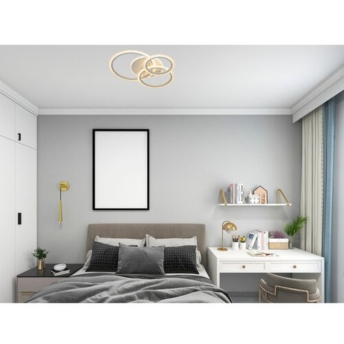  LED prigu&amp;scaron;iva stropna svetiljka LED/90W/230V 3000-6500K + daljinski upravljač Slike