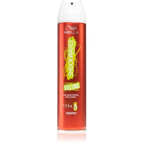 Wella Shockwaves Volume lak za lase z ekstra močnim utrjevanjem za volumen 250 ml Cene