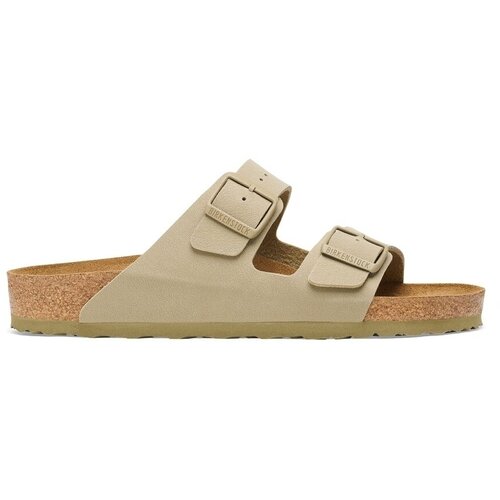 Birkenstock Arizona Birko-Flor Narrow - Faded Khaki Bež Slike