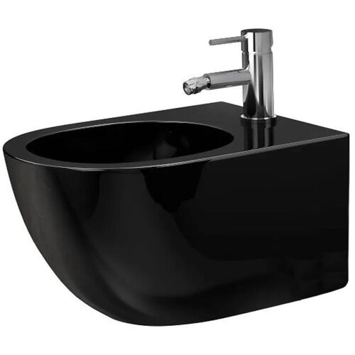 REA Bath Viseči Bidet Carlo Mini Black Slike