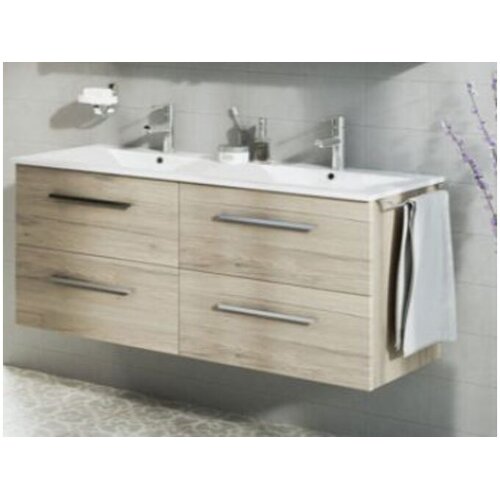 Tboss omarica z umivalnikom milano 120 cm, svetel hrast Cene