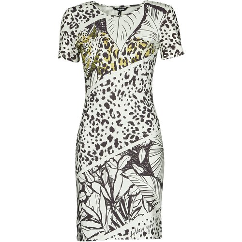 Desigual Kratke obleke WILD Bela Cene