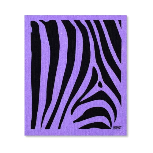 Groovy Goods spužvasta krpa "zebra" - purple