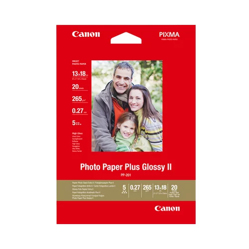 Canon Papir PP-201s2 (13x18 cm); 13x18 / gloss / 265gsm / 20 listov 2311B018AA