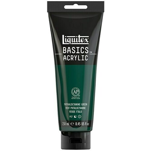 LIQUITEX Basics Akrilna boja (Fitalocijan zelena, 250 ml, Tuba) Slike