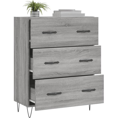  Komoda boja hrasta sonome 69,5 x 34 x 90 cm konstruirano drvo Slike