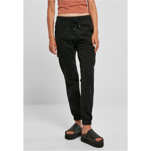 UC Ladies Ladies High Waist Cargo Jogging Pants black Slike