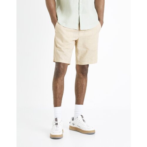 Celio Dolincobm Linen Shorts - Men Slike