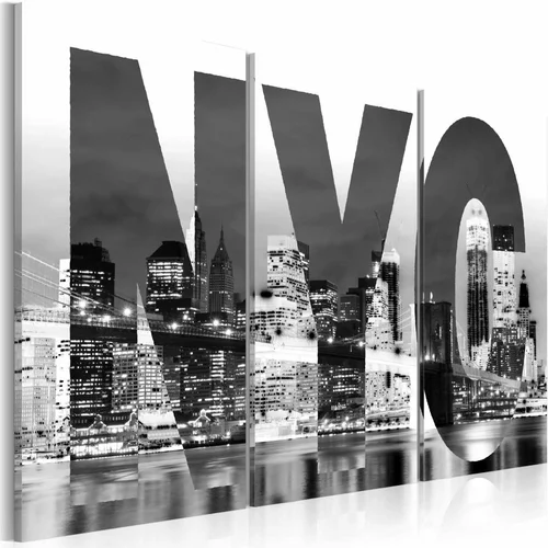  Slika - New York (black and white) 60x40