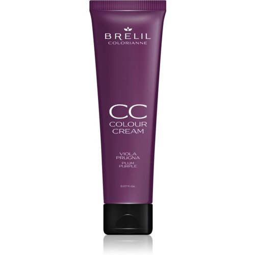Brelil Num&amp;eacute;ro CC Colour Cream barvna krema za vse tipe las odtenek Plum Purple 150 ml Slike