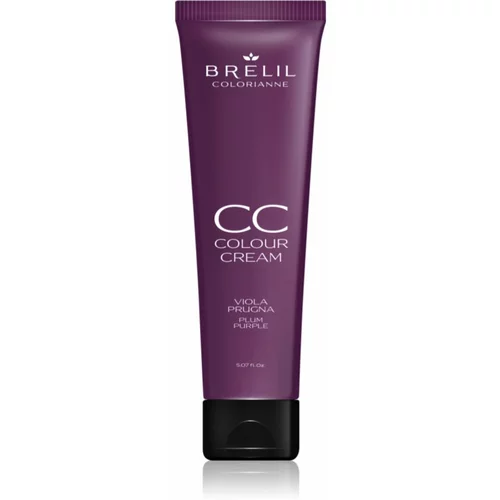 Brelil Numéro CC Colour Cream barvna krema za vse tipe las odtenek Plum Purple 150 ml