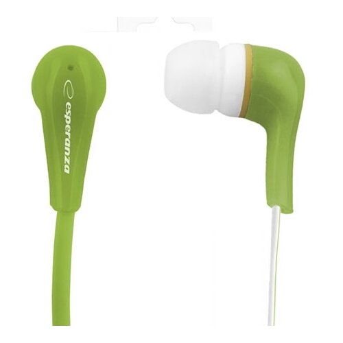  Slu&amp;scaron;alice ESPERANZA LOLLIPOP In-Ear, Noise dampening + Amplified BASS, green, EH146G Slike