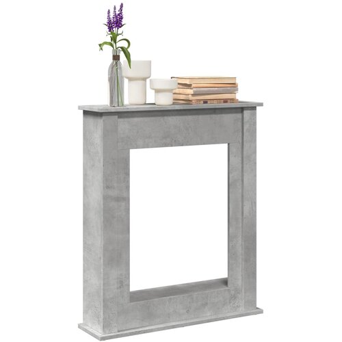  Okvir za kamin boja betona 75x20x87,5 cm od konstruiranog drva Cijene