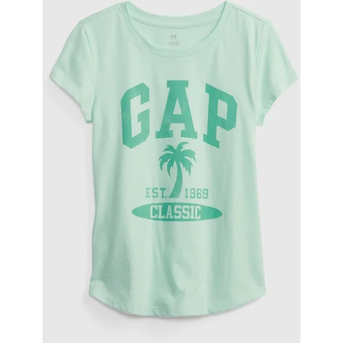 GAP Kids T-shirt organic logo - Girls