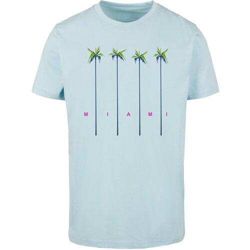 Mister Tee Men&amp;#039;s Miami Palms T-Shirt - Ocean Blue Slike