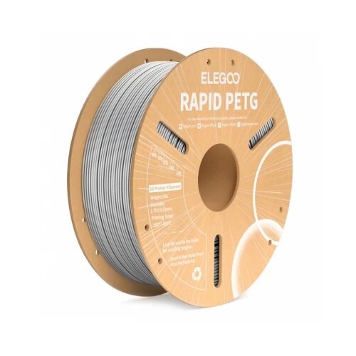 Elegoo rapid petg filament 1.75mm 1kg - grey Slike