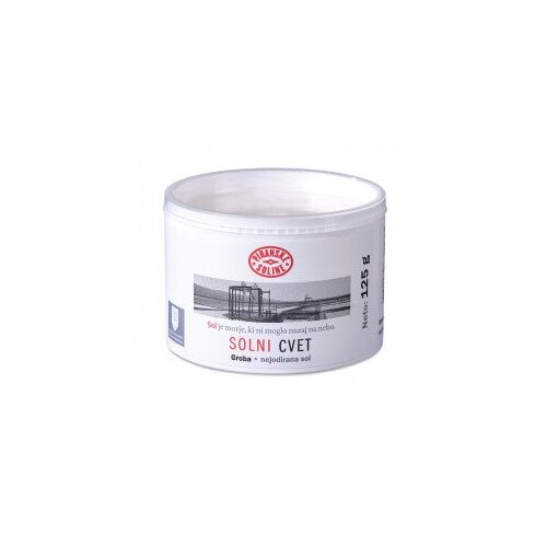 SOLINE Pridelava soli d.o.o. Solni cvet v tulcu 125 g Slike