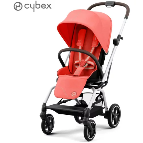 Cybex Gold® otroški voziček eezy™ s twist+2 hibiscus red (silver frame)