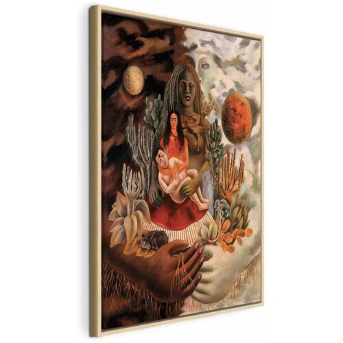  Slika - Frida Kahlo – The Love Embrace of the Universe the Earth (Mexico) Myself Diego and Señor Xolotl 40x60 U prirodnom dr Cene