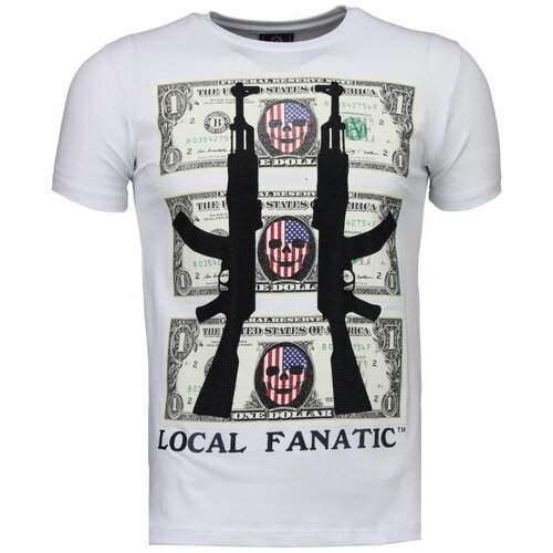Local Fanatic Majice s kratkimi rokavi 20776362 Bela Cene