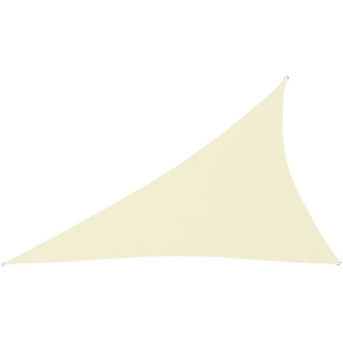  Jedro protiv sunca od tkanine Oxford trokutasto 4x5x6,4 m krem