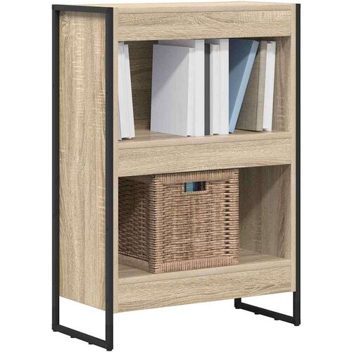 VidaXL Ormarić za knjige Sonoma 80 x 30 x 155 cm Konstruirano drvo Slike