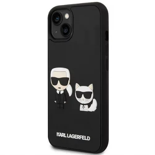 Karl Lagerfeld KLHCP14M3DRKCK za iPhone 14 Plus 6.7 črna trda zaščita - Full Bodies 3D