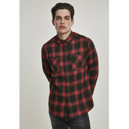 Urban Classics Checked Flanell Shirt 6 Black/red Slike