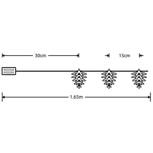  led svetleći niz &amp;quot;&amp;scaron;i&amp;scaron;arke&amp;quot; 1.35m ML-C3012 Slike