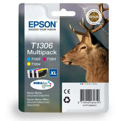 Epson komplet kartuš T1306 (C/M/Y), original