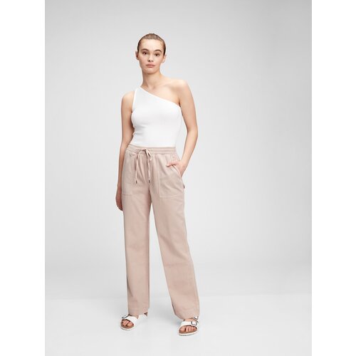 GAP Pants rib combo pull-on wide leg - Women&amp;#039;s Slike