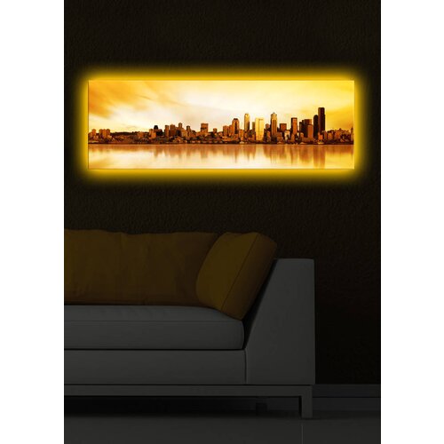Wallity Slika sa LED osvetljenjem 3090DACT-17, 30x90 cm Cene