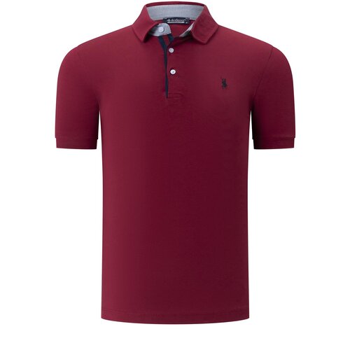 Dewberry T8582 MENS T-SHIRT-PLAIN BURGUNDY Slike
