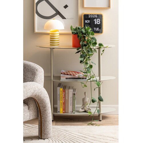 Leitmotiv Siv kovinski regal 90x82x28 cm Riqueza &amp;ndash; Slike