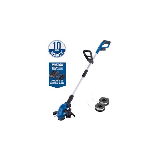 Scheppach aku trimer za travu IXES Solo C-LT300-X + set punjač 2.4A i baterija 2.0Ah Cene