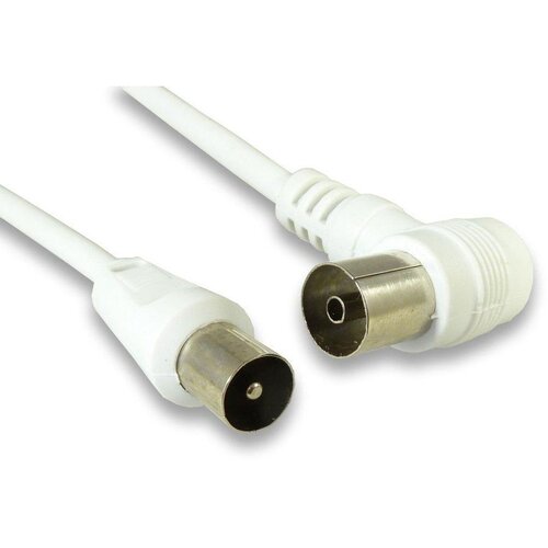 Optimus antenski rf kabel (1.5m, iec mu&scaron;ki na iec kutni ženski, bijeli) Cijene