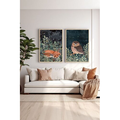 Wallity Uokvirena slika Ersy2Limodel33, 33x48 cm, 2 dijela Cijene