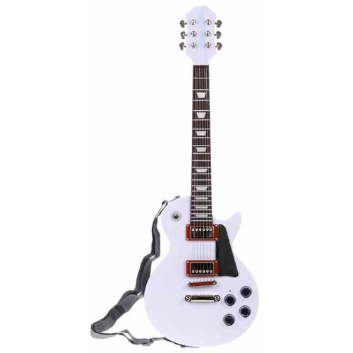  Gitara s remenom i mikrofonom Inlea4Fun MUSIC FESTIVAL - bijela Slike