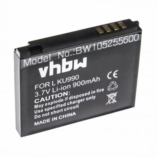 VHBW Baterija za LG KU990 / KC910 / KE990 / KM900, 900 mAh