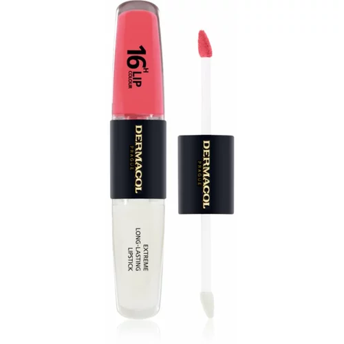 Dermacol 16H Lip Colour Dolgoobstojna šminka in sijaj za ustnice odtenek 26 2x4 ml
