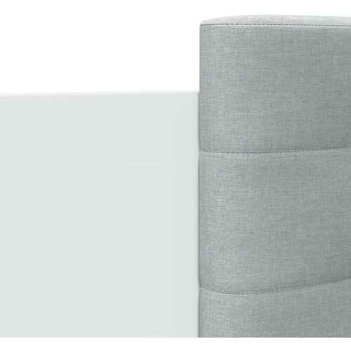  Okvir za krevet s uzglavljem i LED svjetlima bijeli 100x200 cm Slike