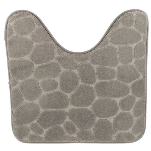 Tendance Tepih oko wc solje pebble 45x50cm memo pena mikrofiber sv.siva Slike