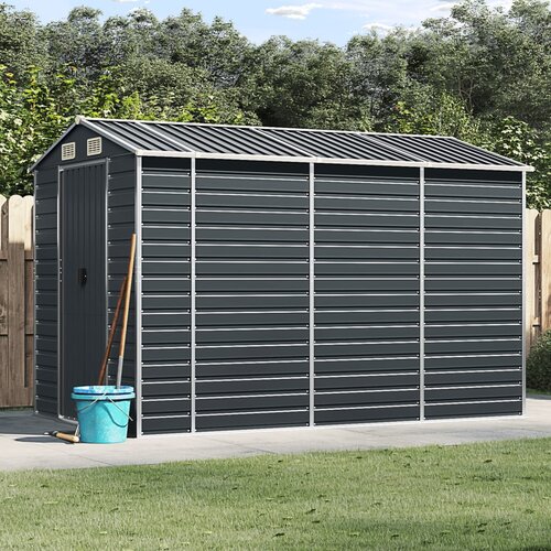  The Living Store Vrtna lopa antracit 191x300x198 cm pocinkano jeklo - Vrtna Lopa, (21439695) Slike