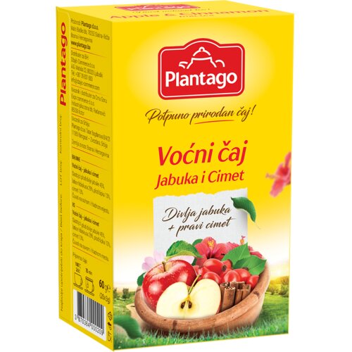Plantago Voćni čaj sa cimetom 60g Slike