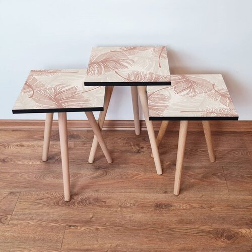 Hanah home Set 3 stočića 3Shp188 Beige Cene