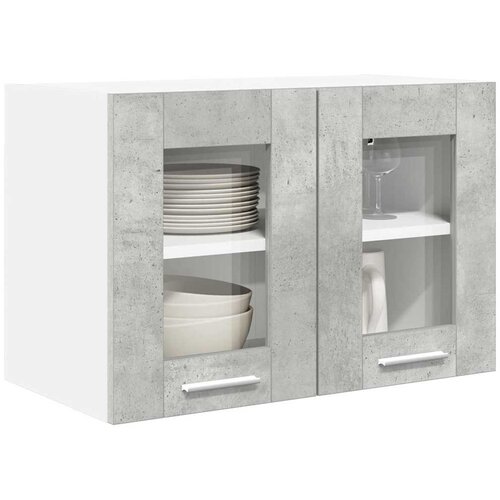  ormarić s pohranom 2 pcs Betonski sivi 60 x 31 x 40 cm Slike
